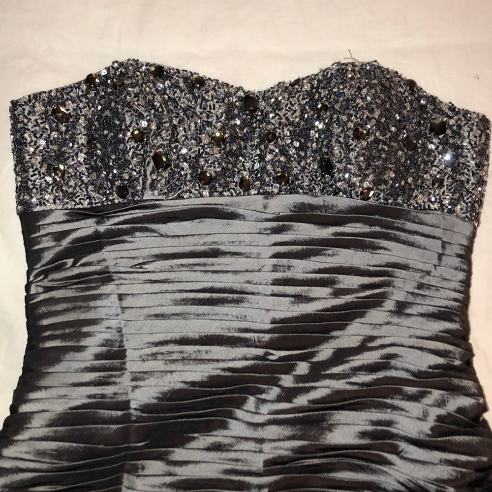 Tony Bowls Gray CockTail Dress